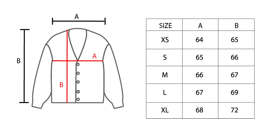 Script Logo Black Cardigan
