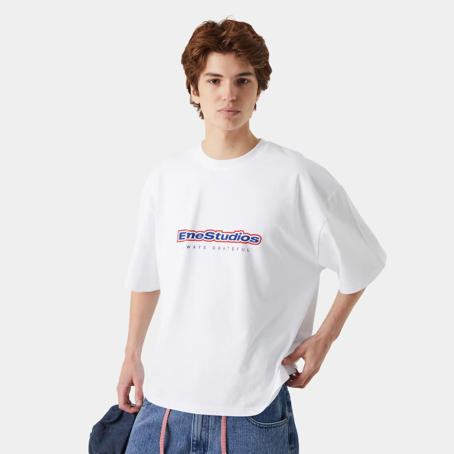 F Box Pearl Oversized Tee EMESTUDIOS
