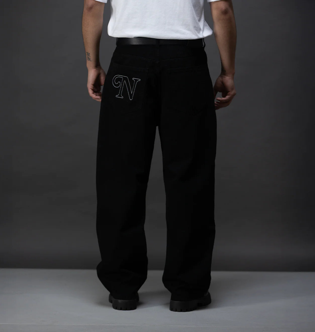 Big N Baggy Black Denim Jeans