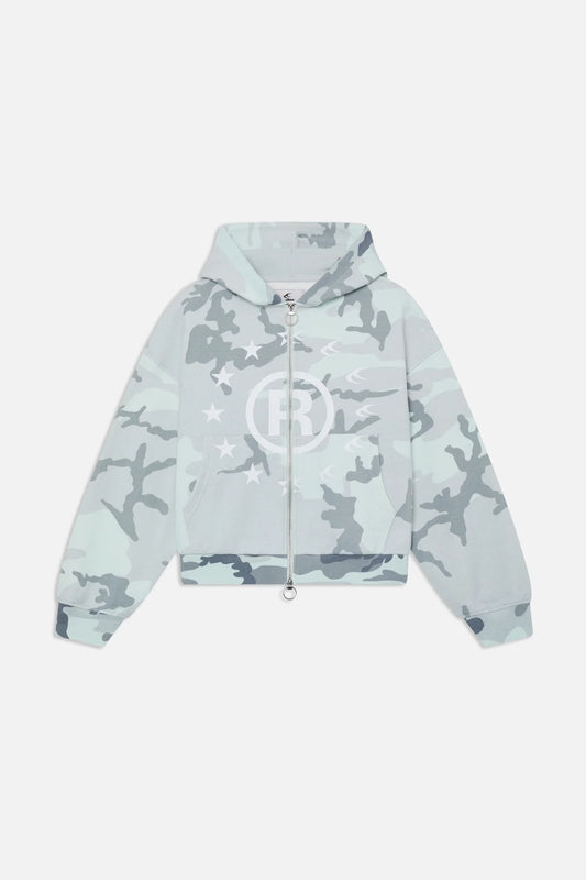 Confused Grey Camo Zipper