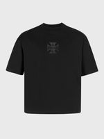 Polera Heavyweight® Maltese Cross - Negro
