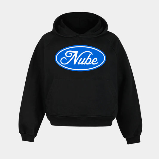 Script Logo Black Raglan Hoodie