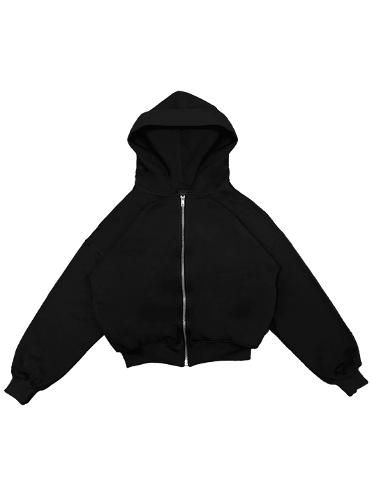 BOXY FIT ZIP UP HOODIE VL2