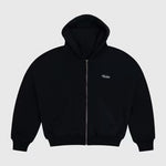 NUBE Heavy & Cozy Black Zip Hoodie