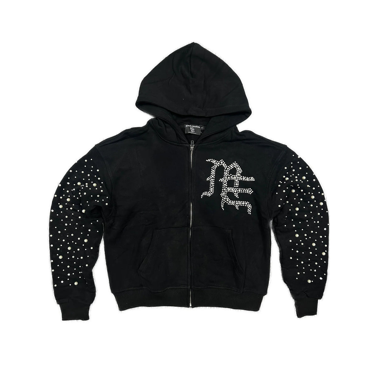 MIXED EMOTIONS Black ‘Pearl’ Hoodie