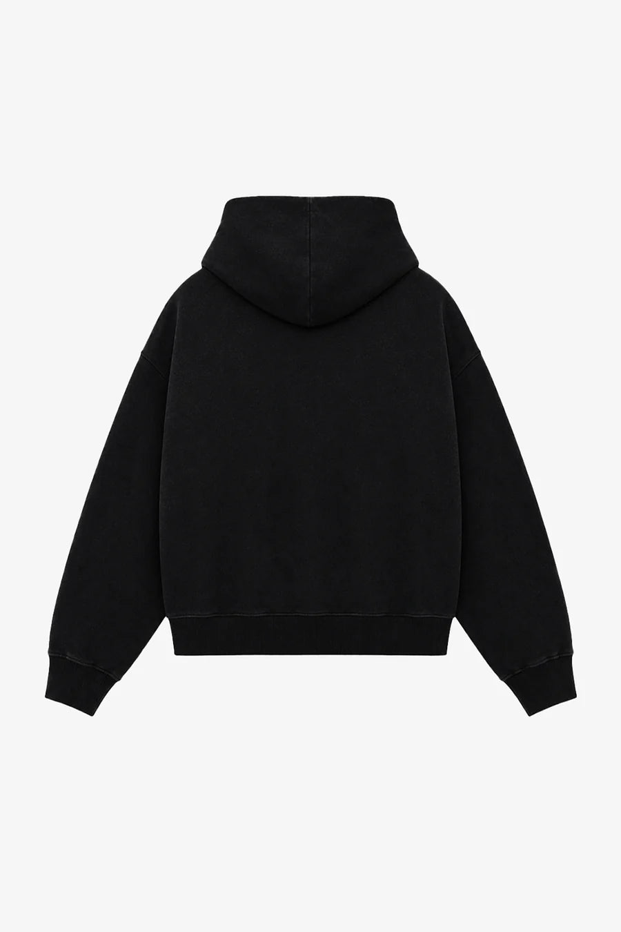 POLERON BOXY HEAVYWEIGHT ZIP "LUCKY RABBIT" NEGRO TREINO