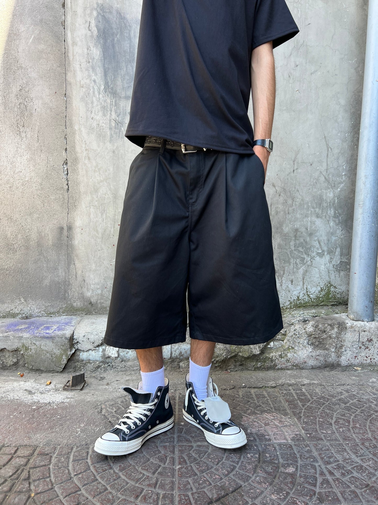 Cloud Balloon Shorts Black