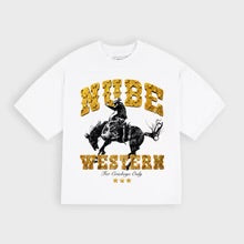 Nube Western White Boxy Tee