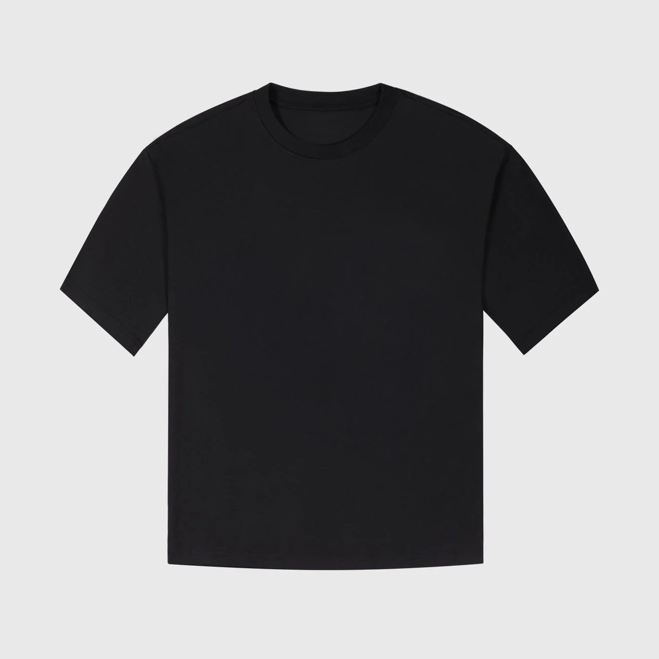Basic Regular Fit Black Tee