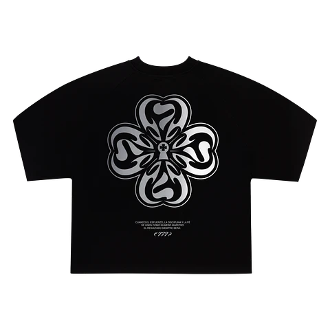 POLERA BOXY FIT "CLOVER ENTRY" CHROME