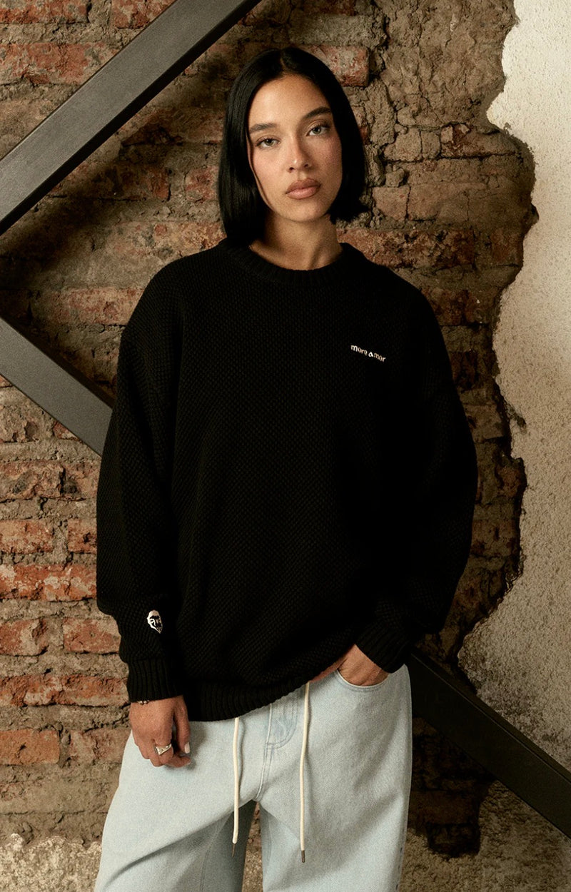 Chaleco Oversize Negro  | more amor