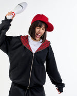 TARTAN REVERSIBLE ZIP UP