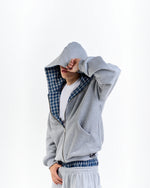 TARTAN REVERSIBLE ZIP UP