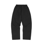 ISLAND PUFF PRINT OPEN HEM SWEATPANT [BLACK]