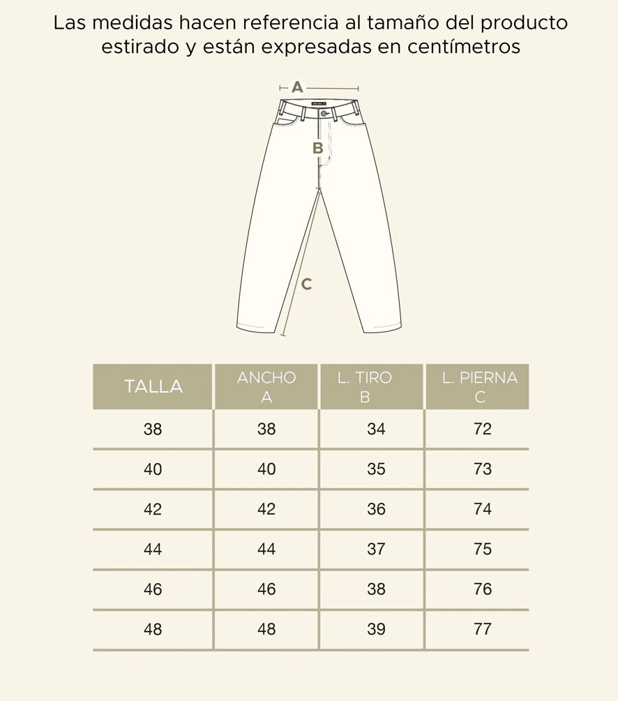 Pantalón Denim Carpenter Celeste  | more amor