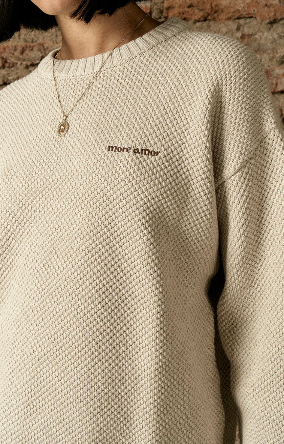 Chaleco Oversize Ecru| more amor
