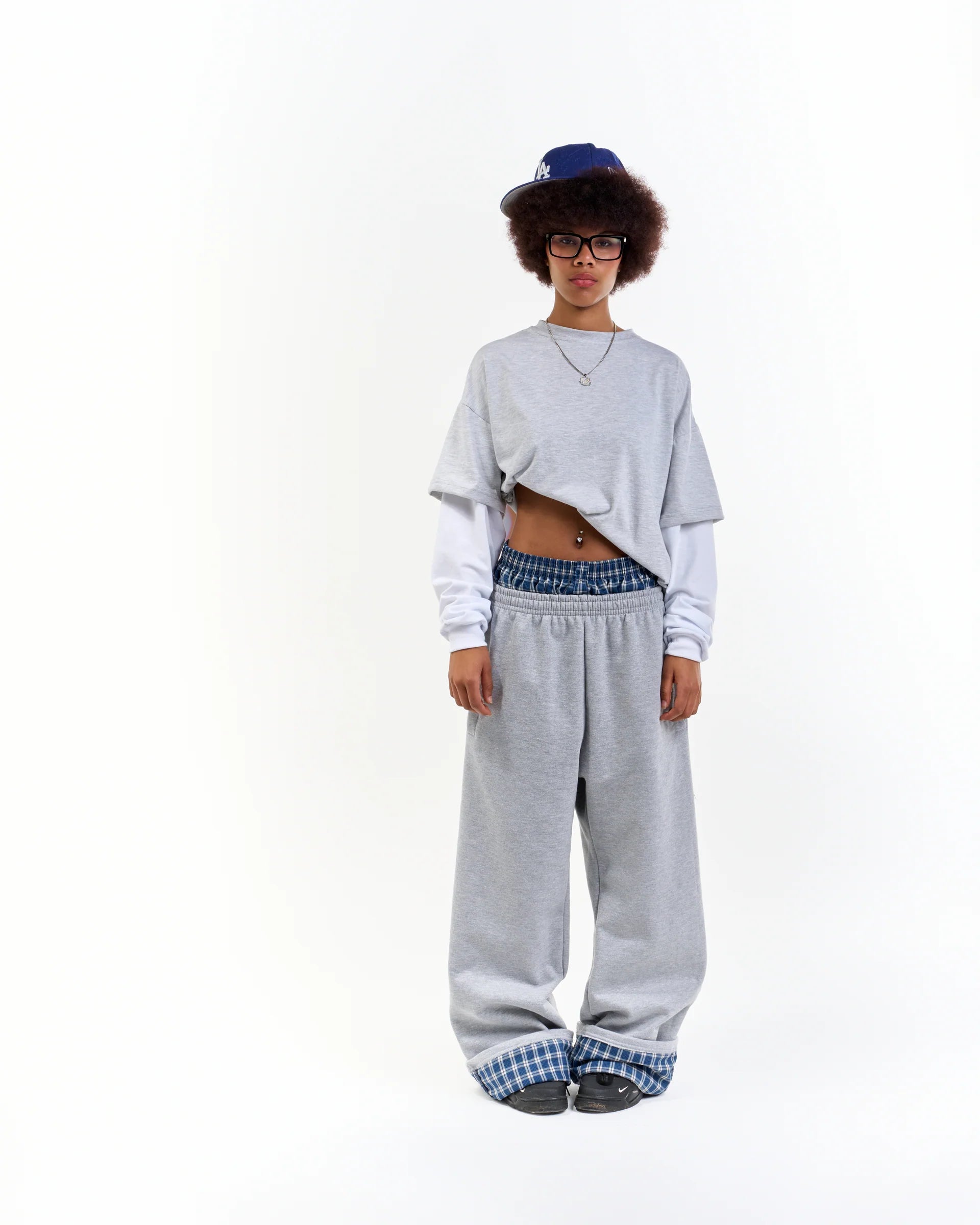 TARTAN RELAXED PANTS