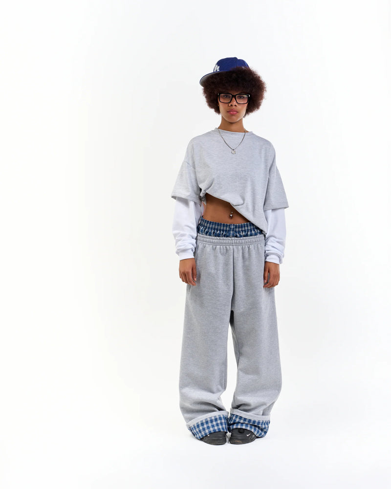 TARTAN RELAXED PANTS
