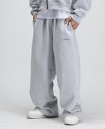 NUBE Heavy & Cozy Melange Grey Sweatpants
