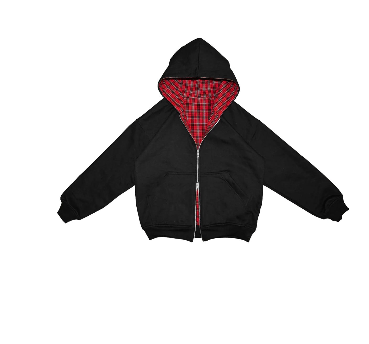 TARTAN REVERSIBLE ZIP UP