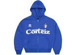 Corteiz Ghini Zip Hoodie Royal Blue