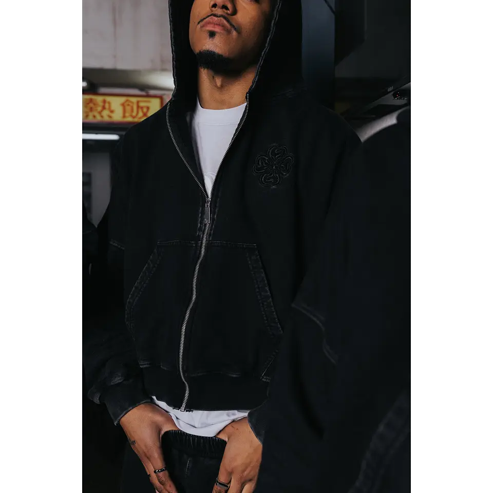 POLERON BOXY "CLOVER ENTRY" STONE ZIP