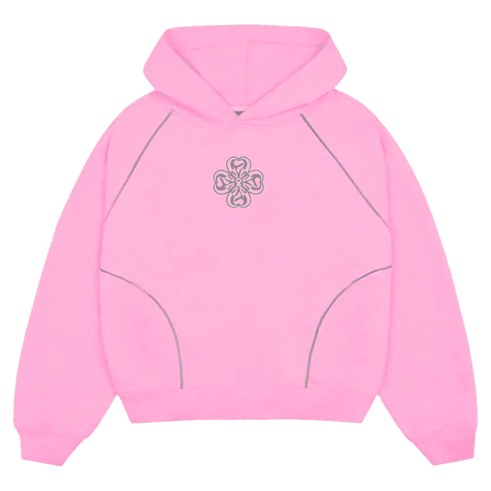 POLERON BOXY "CLOVER ENTRY" V3 REFLEX ROSADO