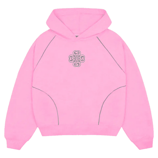 POLERON BOXY "CLOVER ENTRY" V3 REFLEX ROSADO