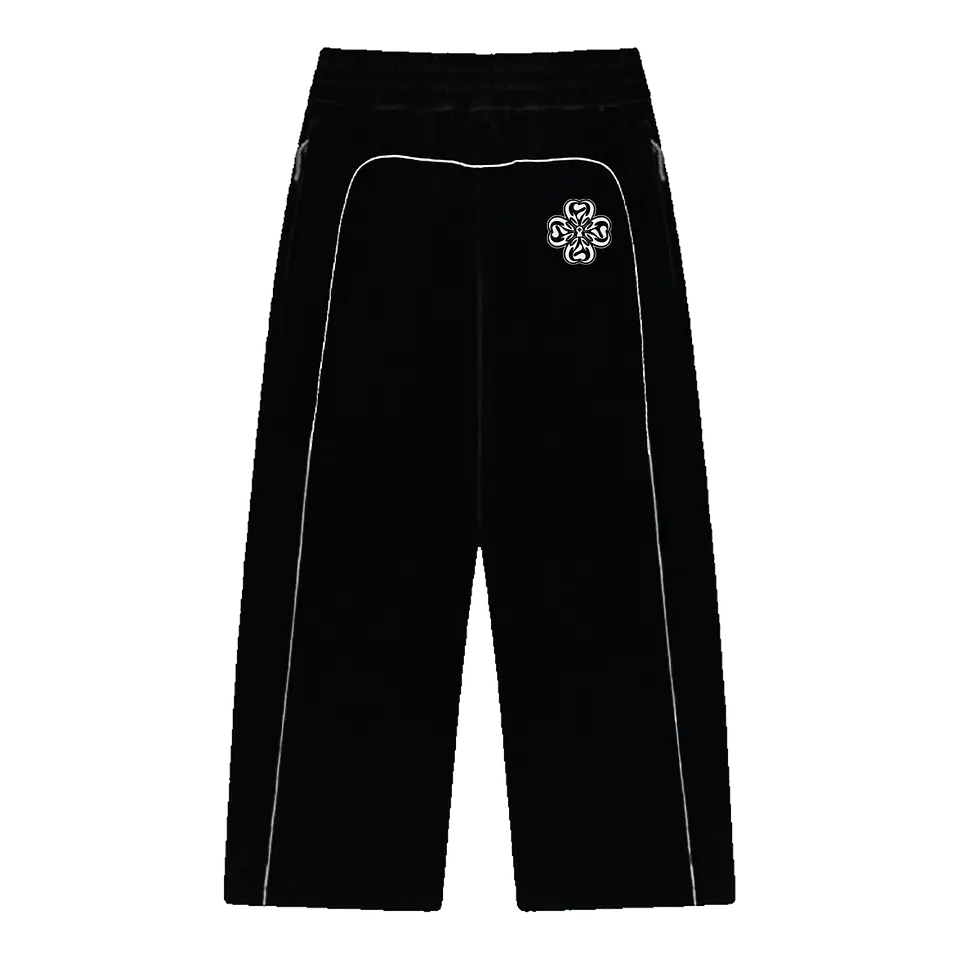 BUZO BAGGY "CLOVER ENTRY" REFLEX NEGRO