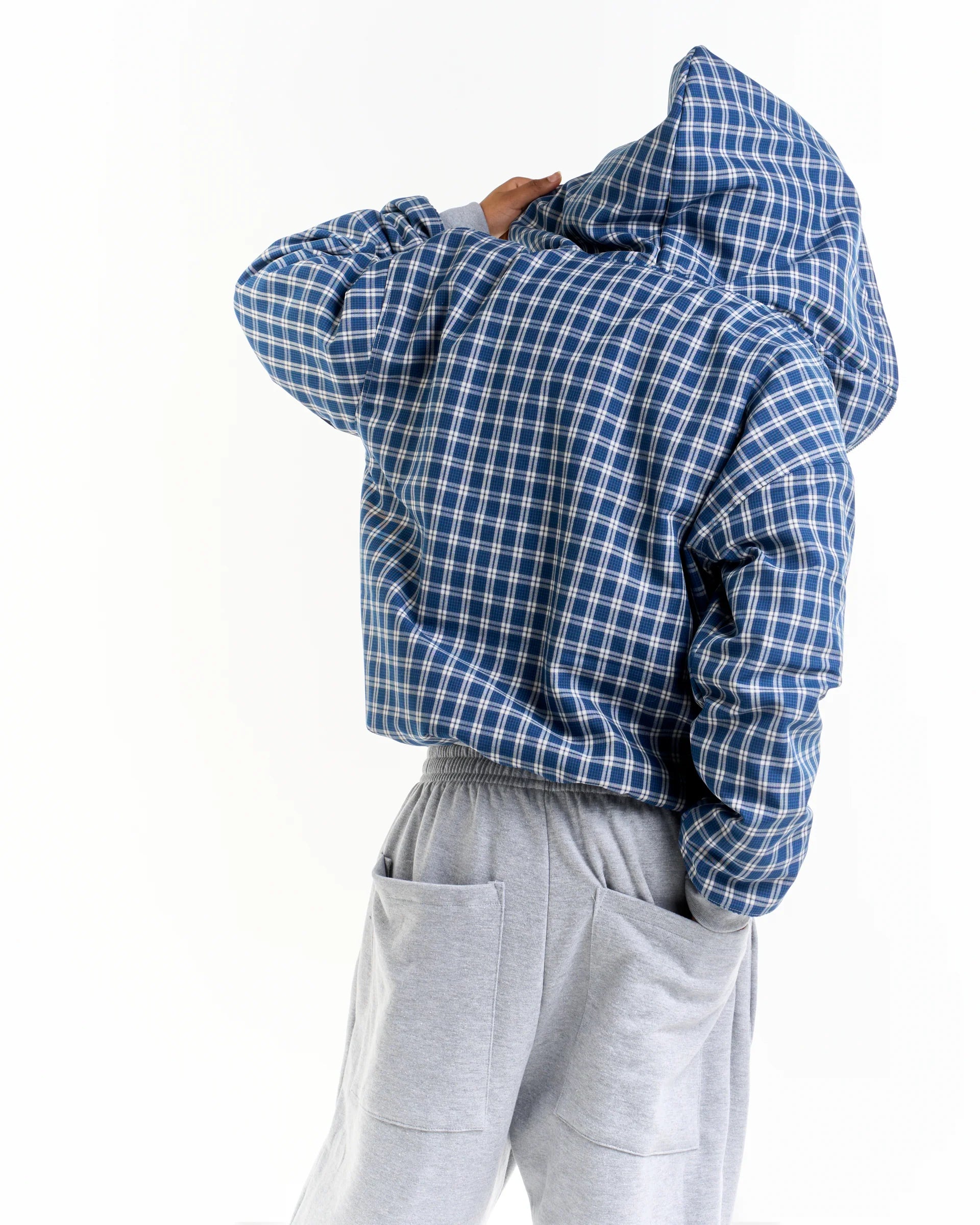 TARTAN REVERSIBLE ZIP UP