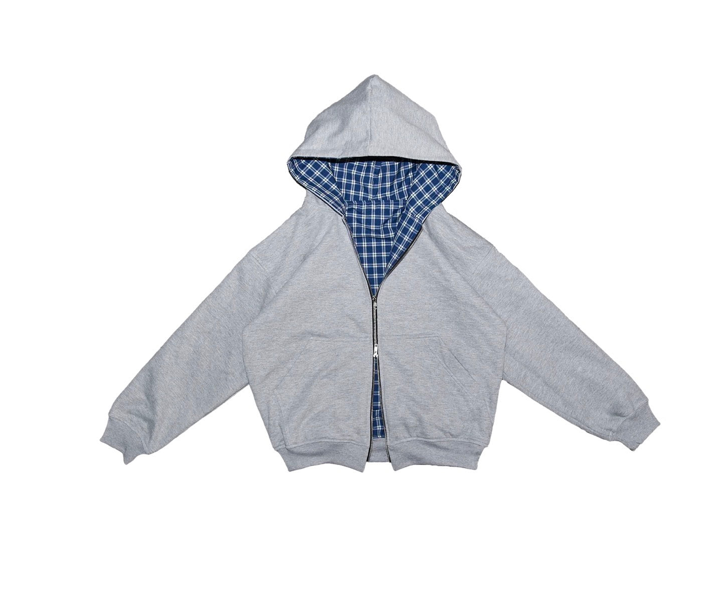 TARTAN REVERSIBLE ZIP UP