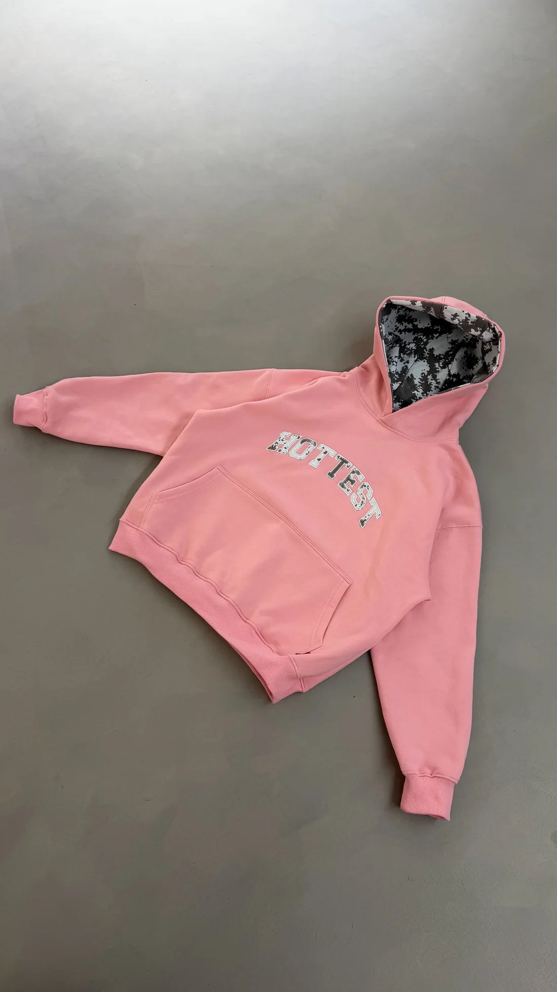 SPICY CAMO HOODIE ROSADO