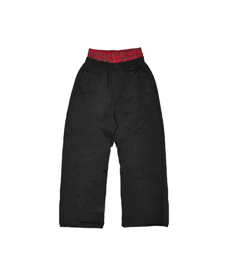 TARTAN RELAXED PANTS