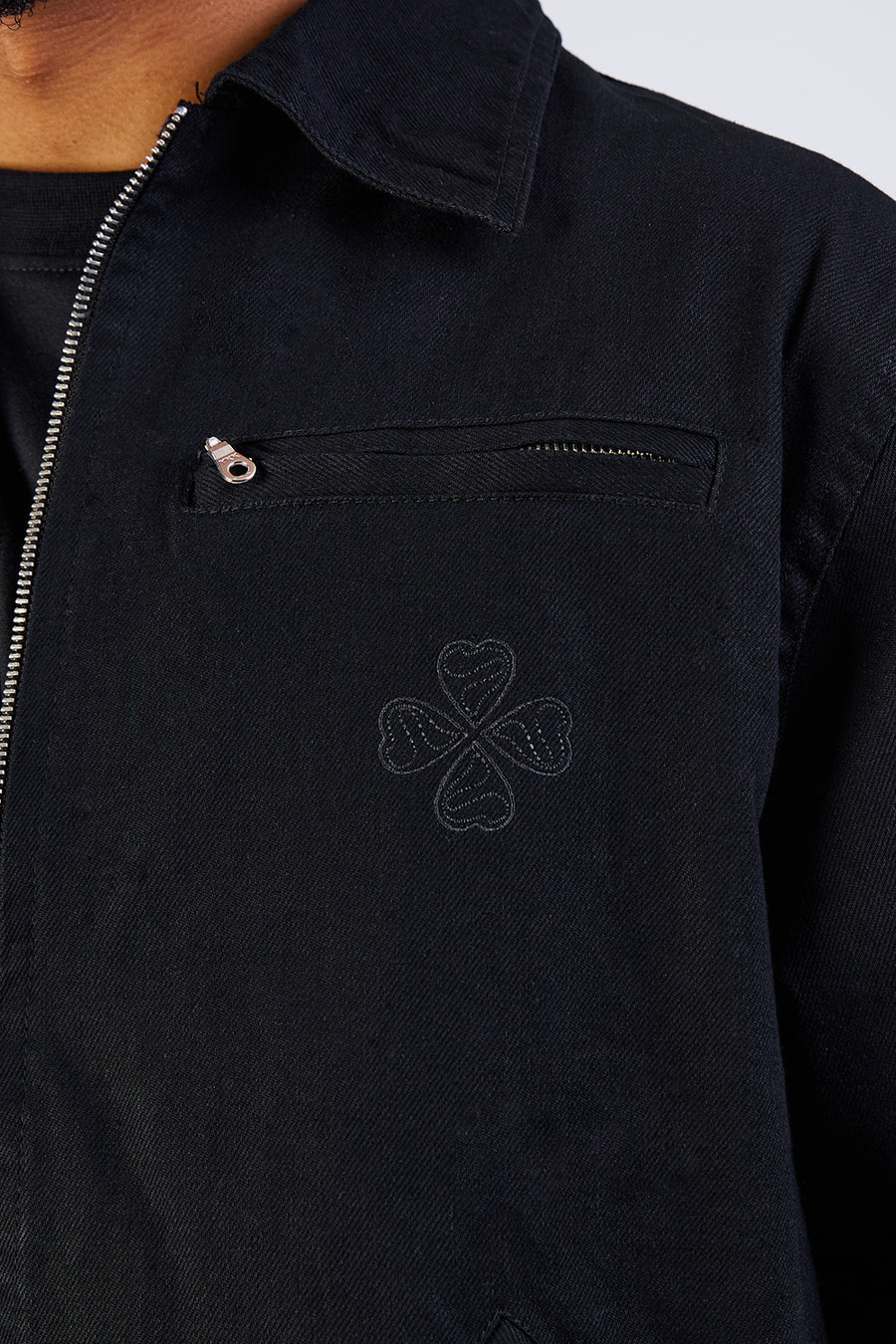 Treino WORK JACKET "TREBOL" DENIM BLACK TREINO