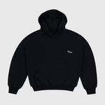 NUBE Heavy & Cozy Black Boxy Hoodie
