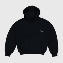 NUBE Heavy & Cozy Black Boxy Hoodie