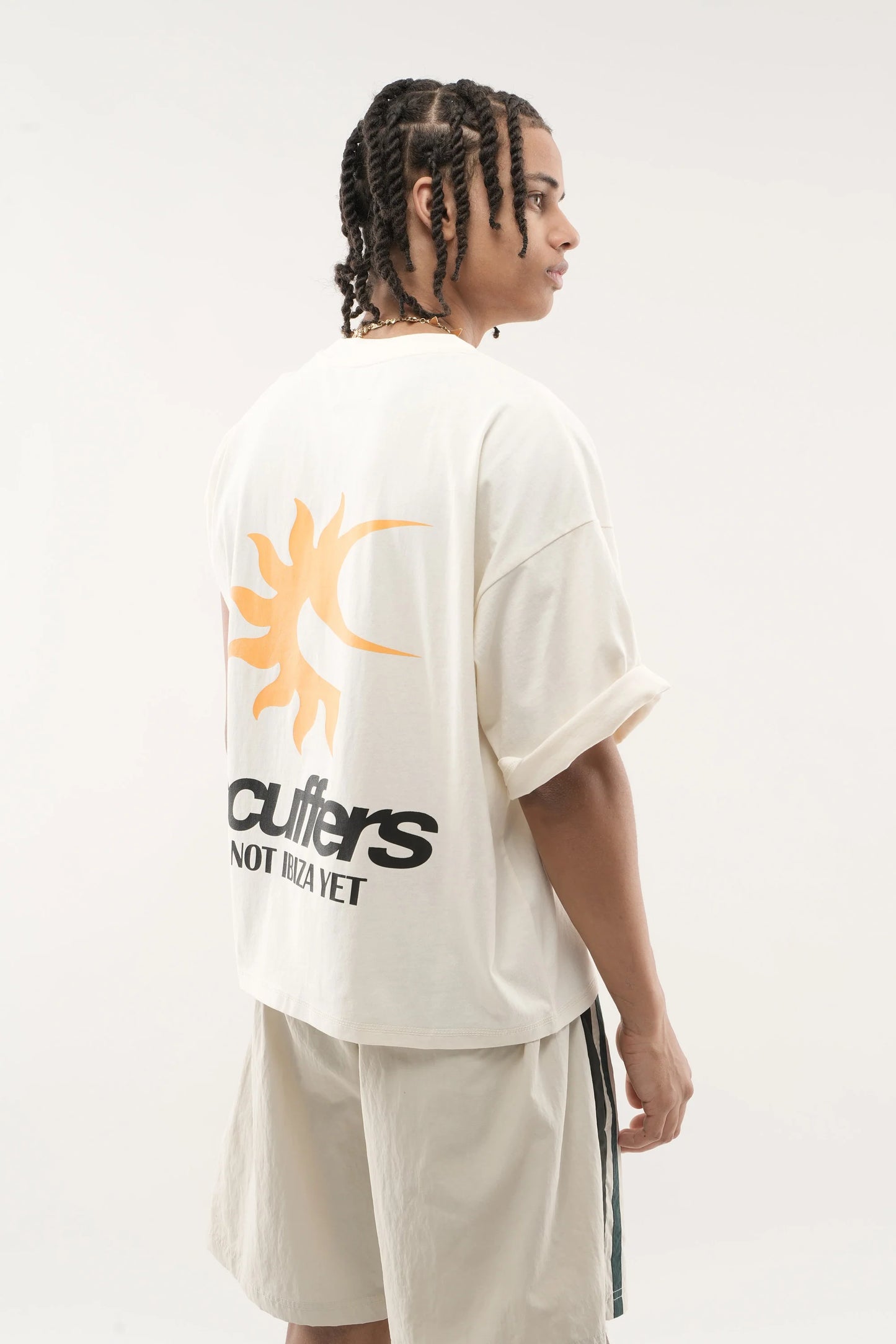 Not Ibiza Again Ecru T-Shirt