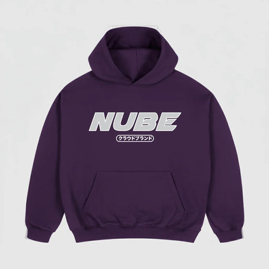 Japan Silver Logo Hoodie Purple