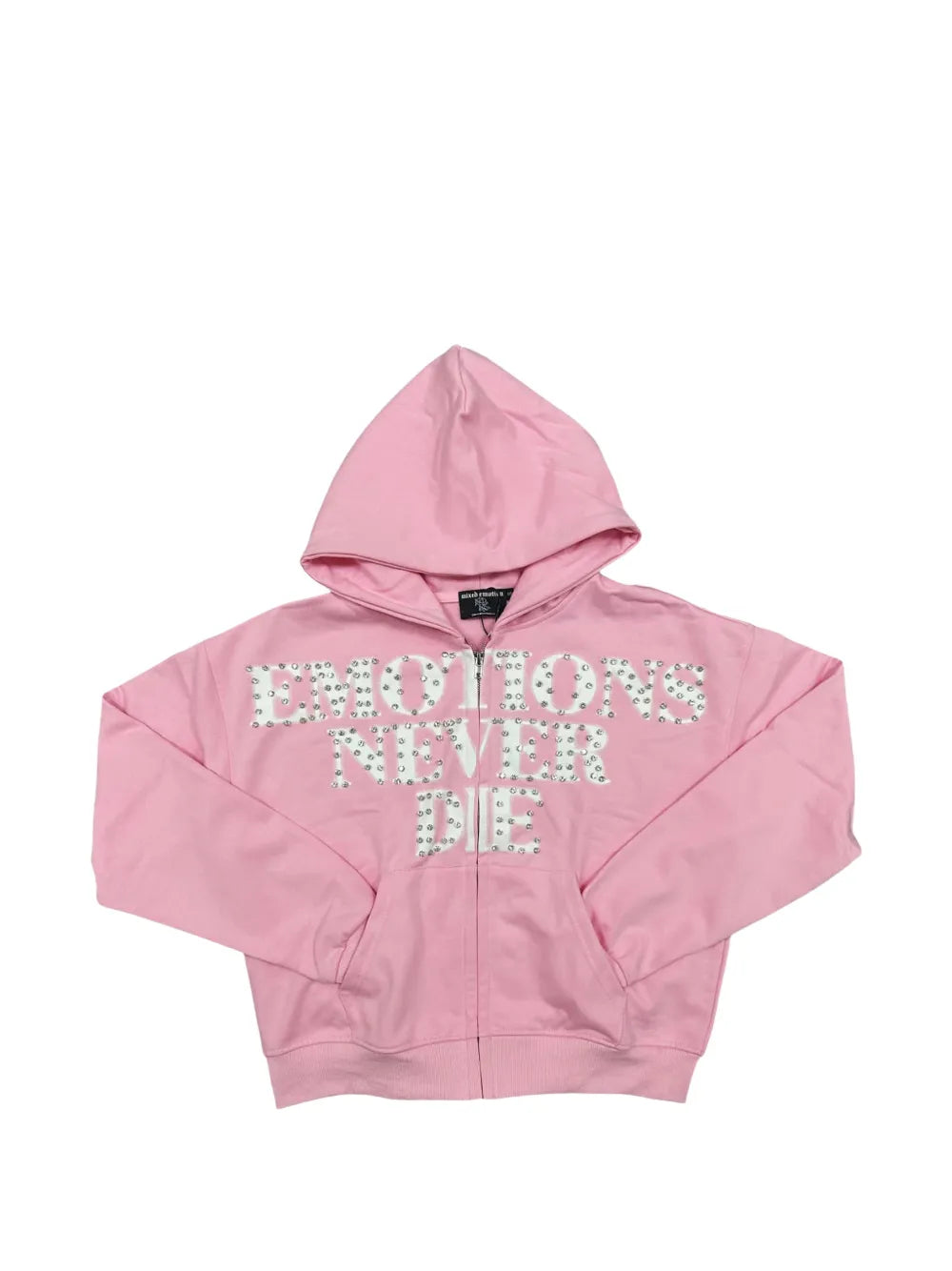 MIXED EMOTIONS Pink ‘End’ Hoodie