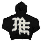 Black ‘End’ Rhinestone hoodie