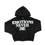 Black ‘End’ Rhinestone hoodie