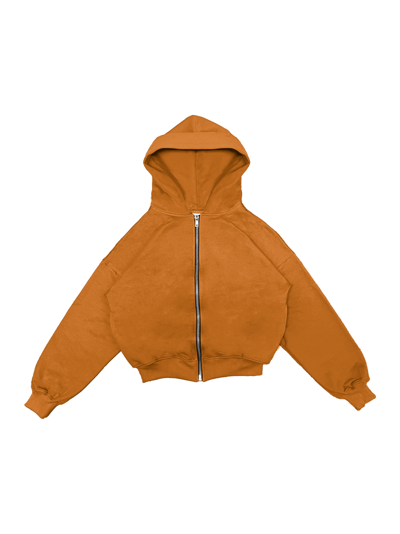 BOXY FIT ZIP UP HOODIE VL2