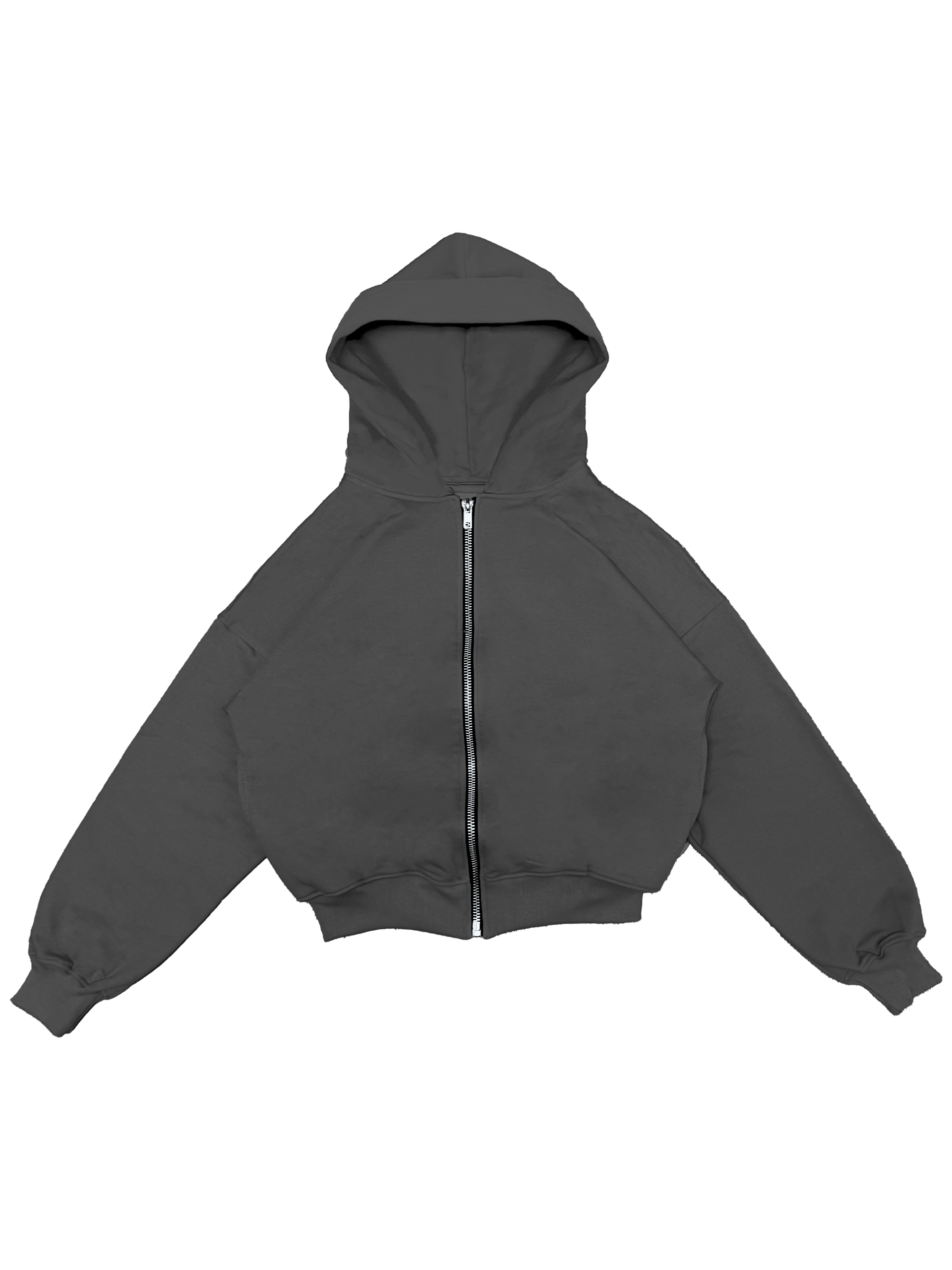BOXY FIT ZIP UP HOODIE VL2