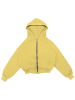 BOXY FIT ZIP UP HOODIE VL2