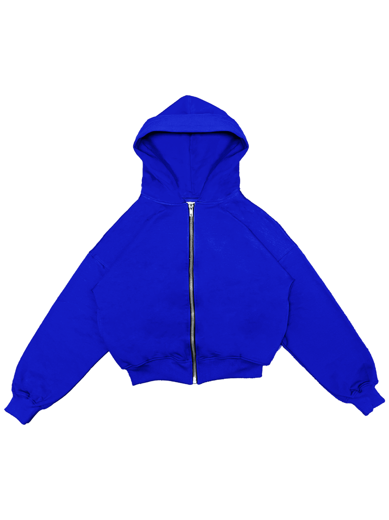 BOXY FIT ZIP UP HOODIE VL2
