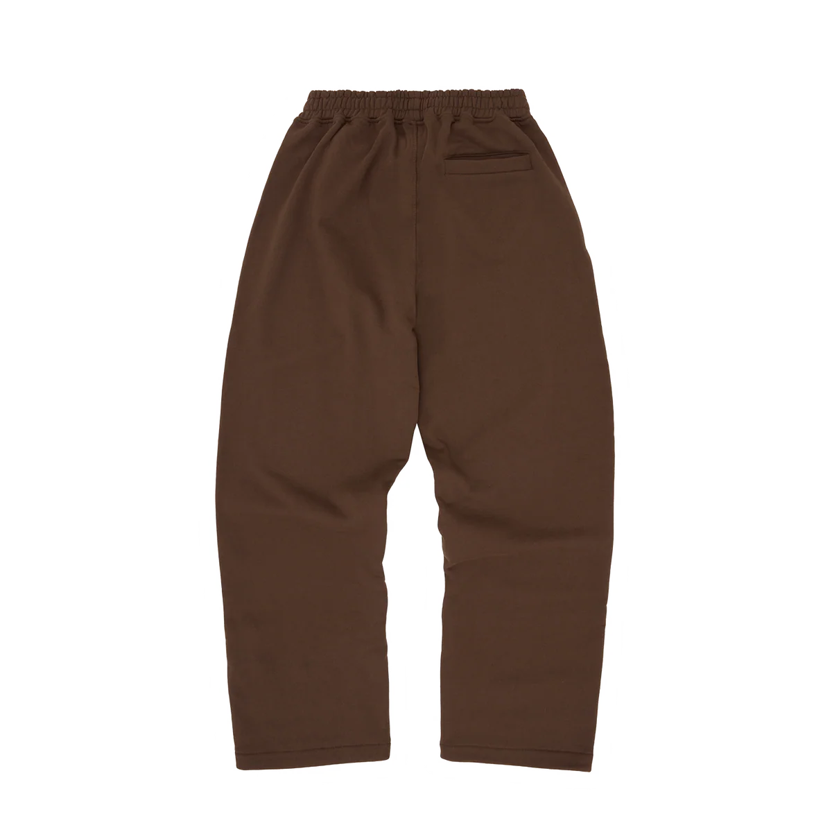ISLAND PUFF PRINT OPEN HEM SWEATPANT [BROWN]