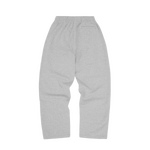 ISLAND PUFF PRINT OPEN HEM SWEATPANT [HEATHER GREY]