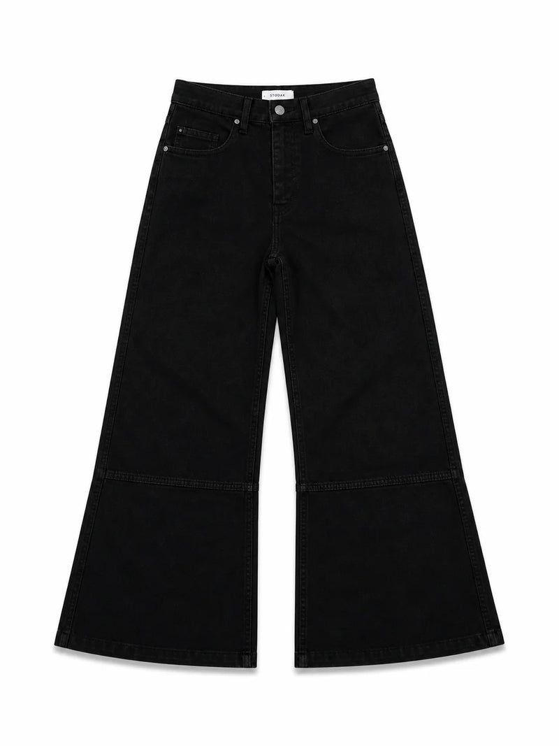 FLARED JEANS BLACK