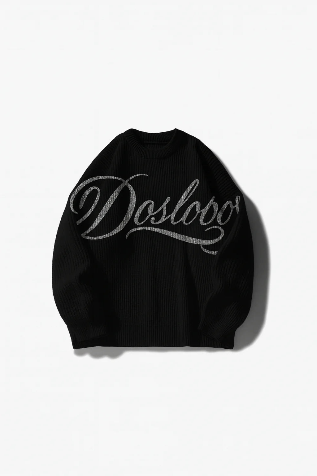 BIG LOGO BLACK SWEATER