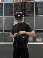 BLACK WAIST-BAG